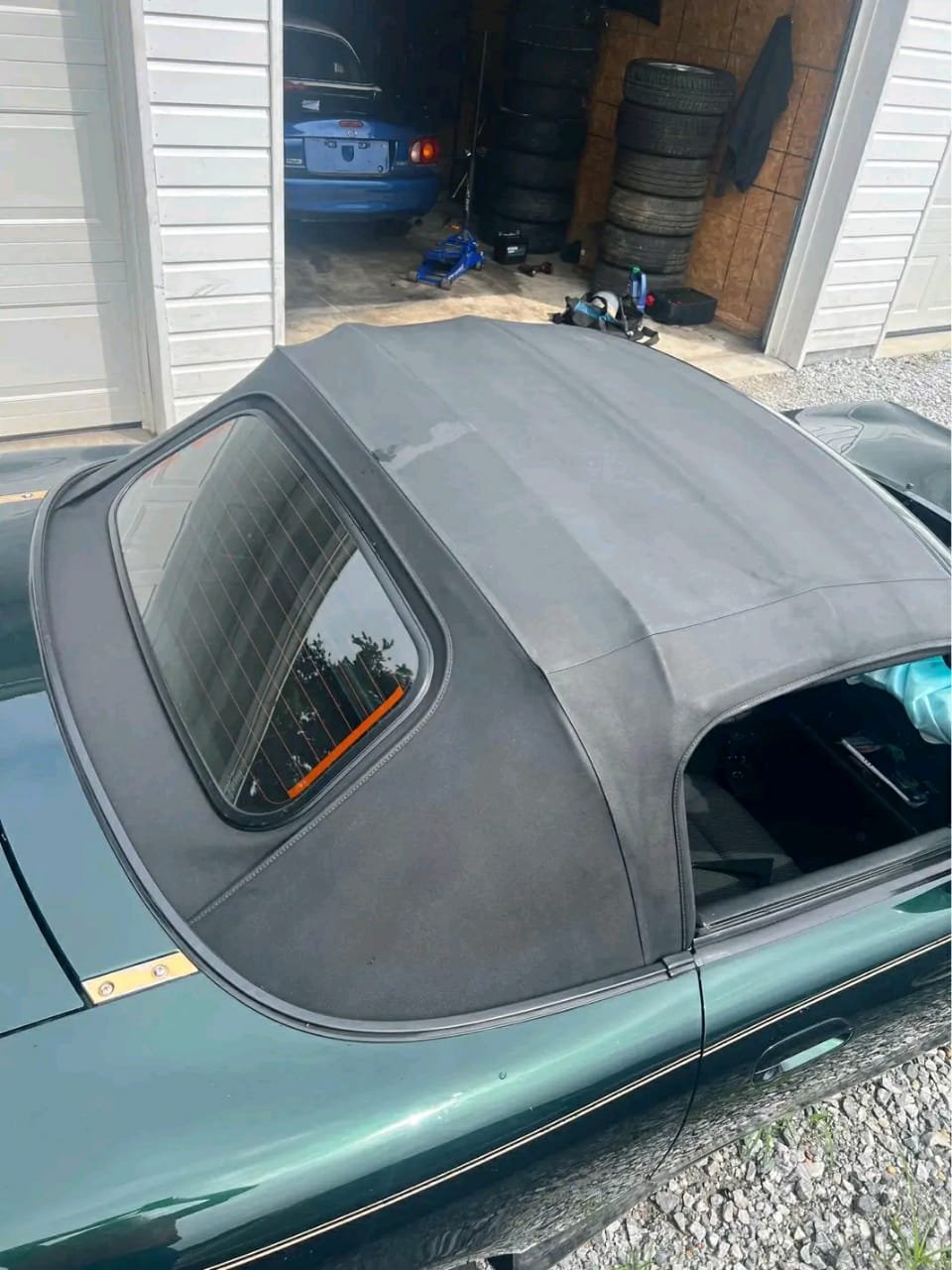 Mazda Miata Soft Top with Rear Defroster Glass Window - Image 2