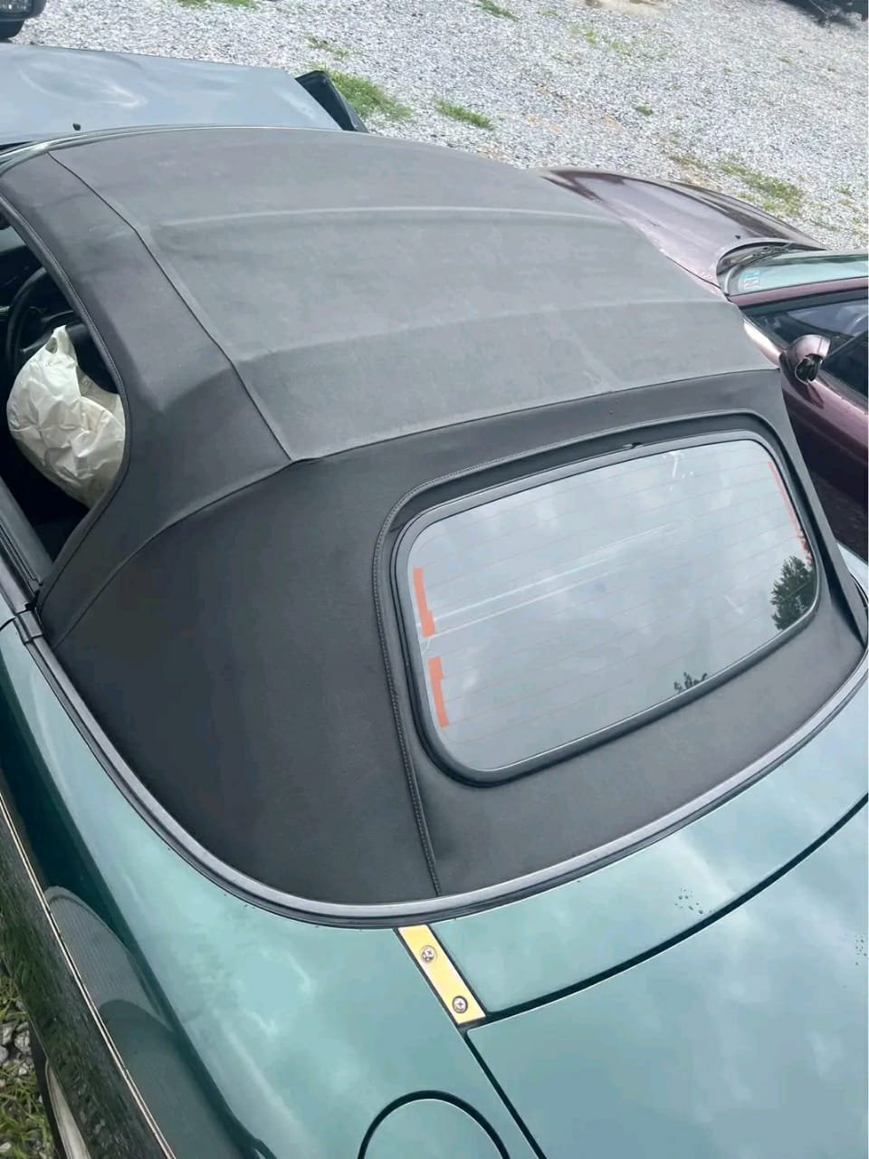 Mazda Miata Soft Top with Rear Defroster Glass Window